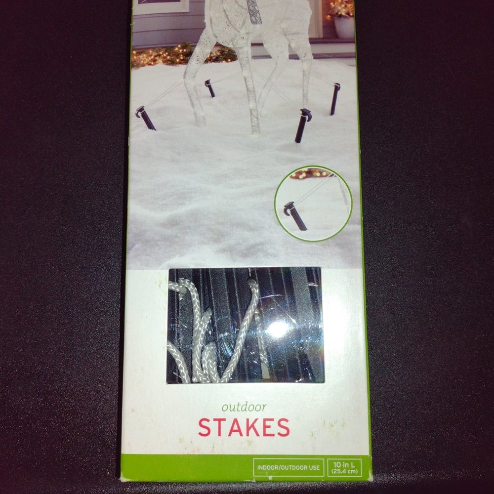 #20. Outdoor Stakes 6 count for Garden inflalable Seasonal Decorations